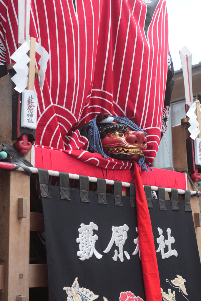 A scene from Yabuhara Festival - held every year in July.